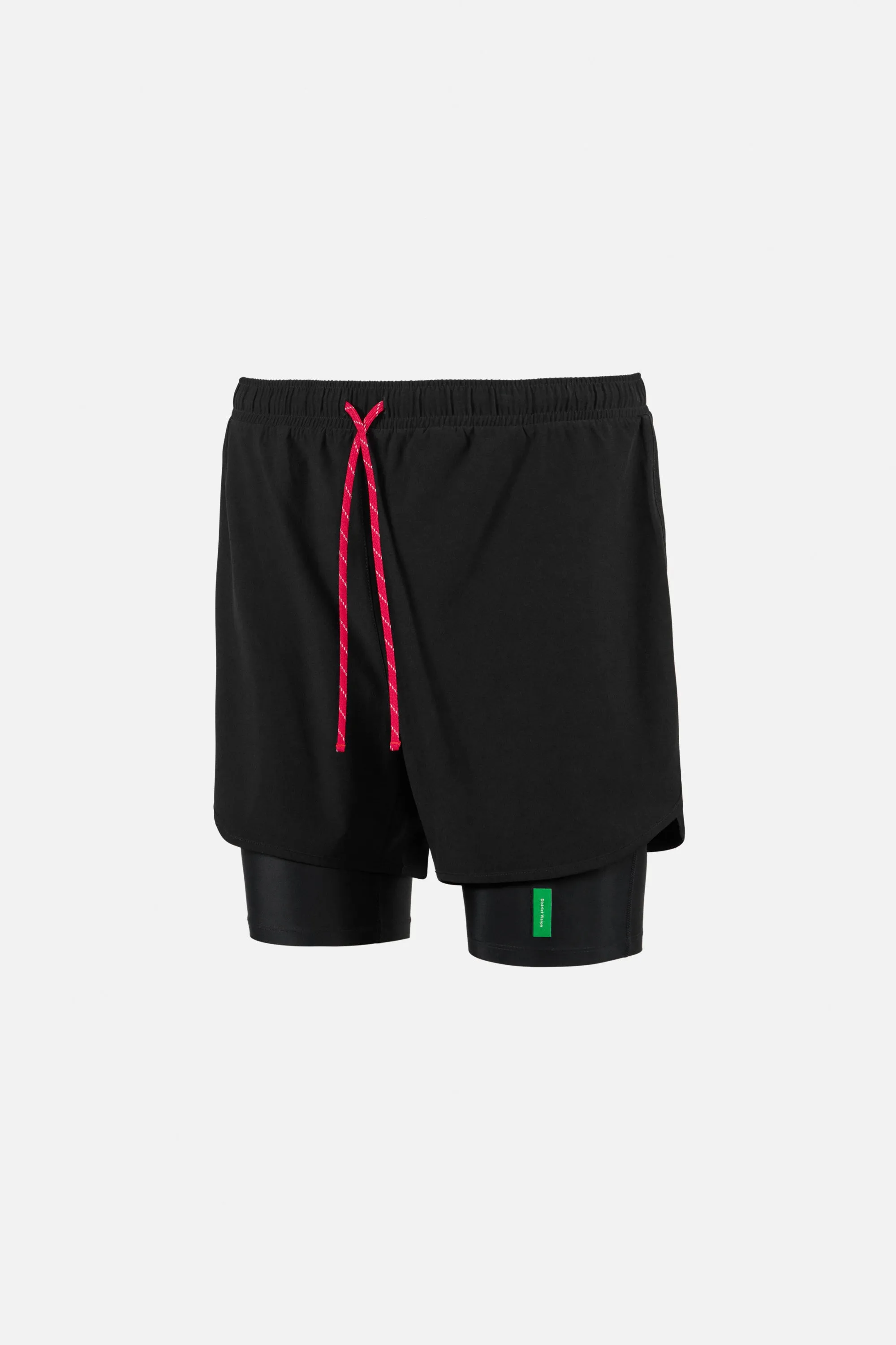 Layered Training Shorts, Black/Black sold by District Vision