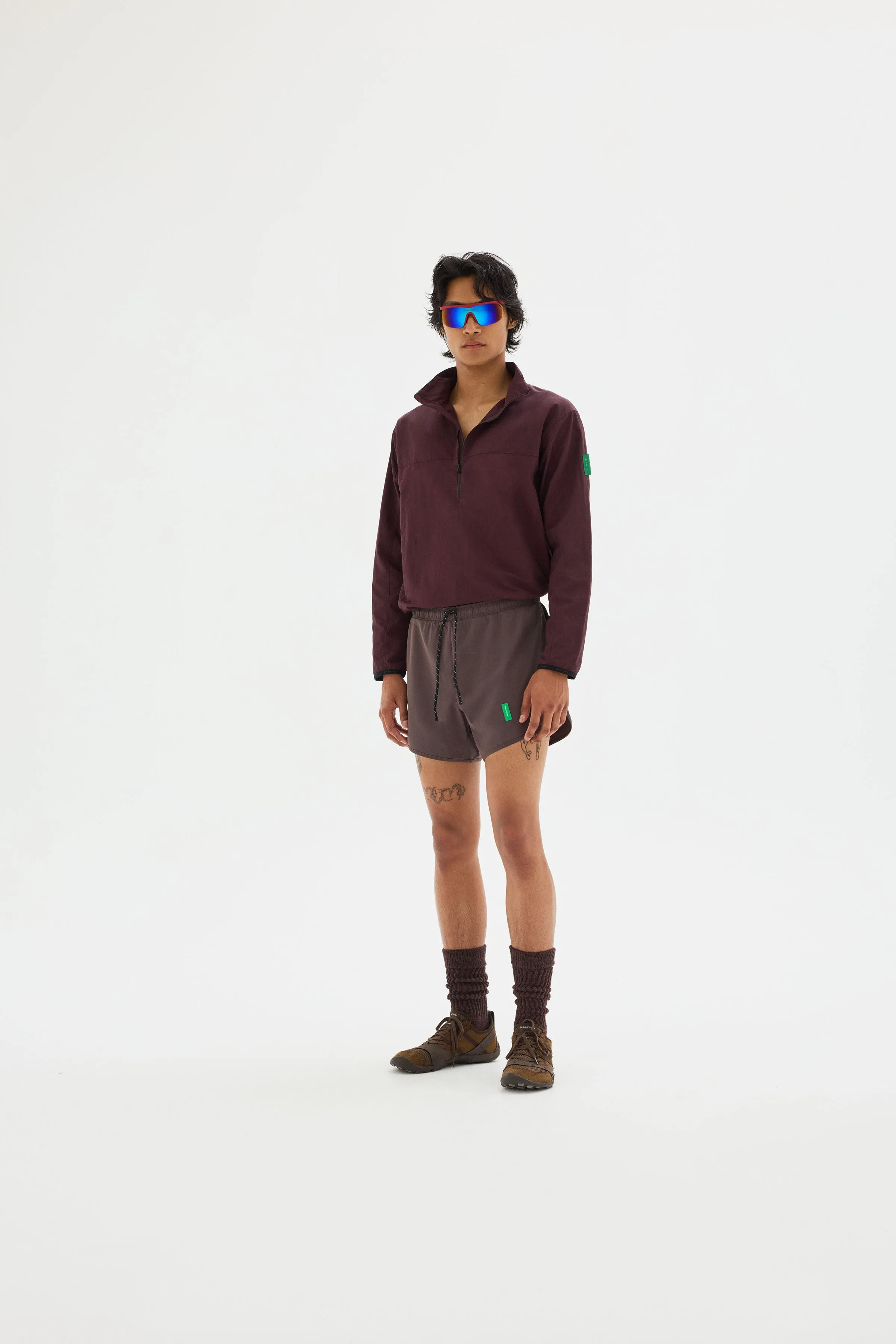 5" Training Shorts, Dark Taupe sold by District Vision product image thumbnail 3