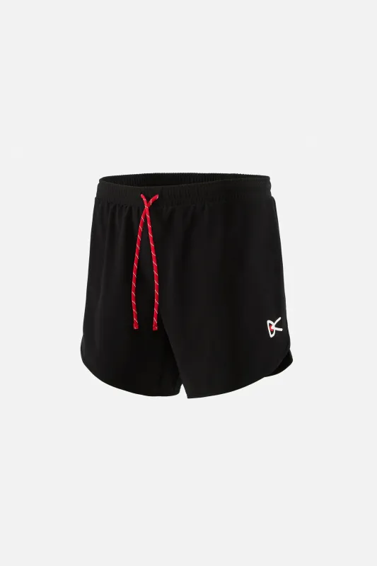 5in Training Shorts, Black/Red made by District Vision