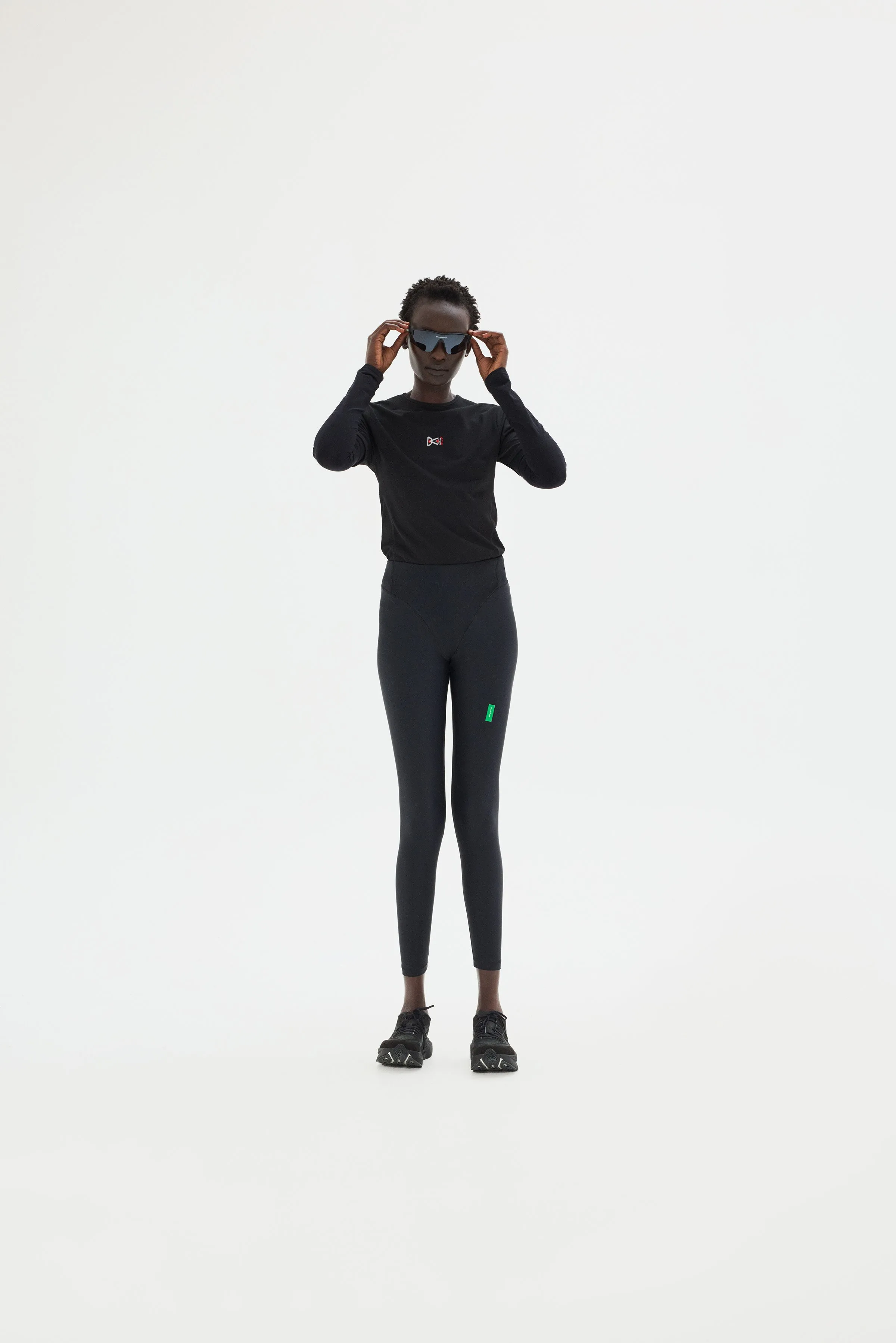 Full Length Interlock Tights, Black sold by District Vision product image thumbnail 3