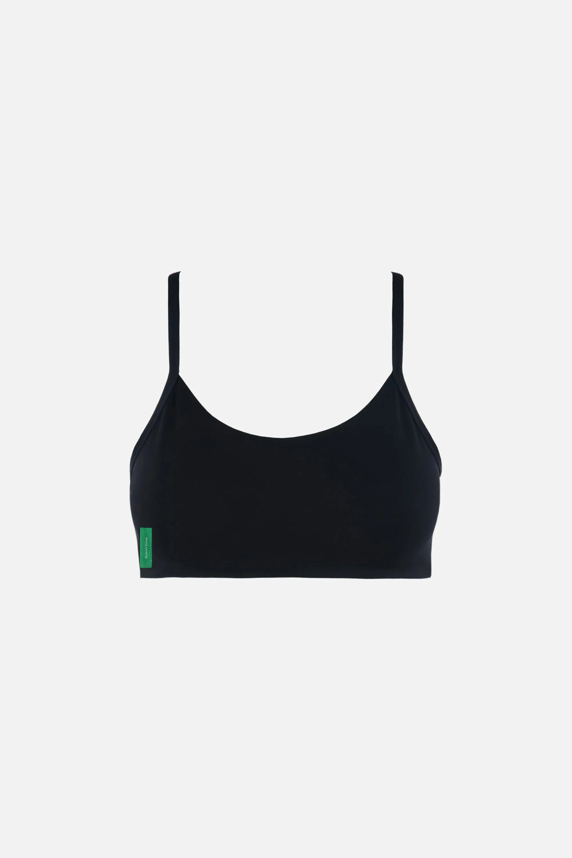 Light Support Interlock Bra, Black sold by District Vision