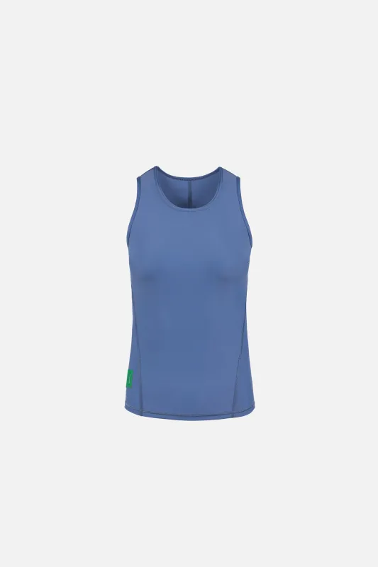 Fitted Training Tank Top, Race Blue sold by District Vision