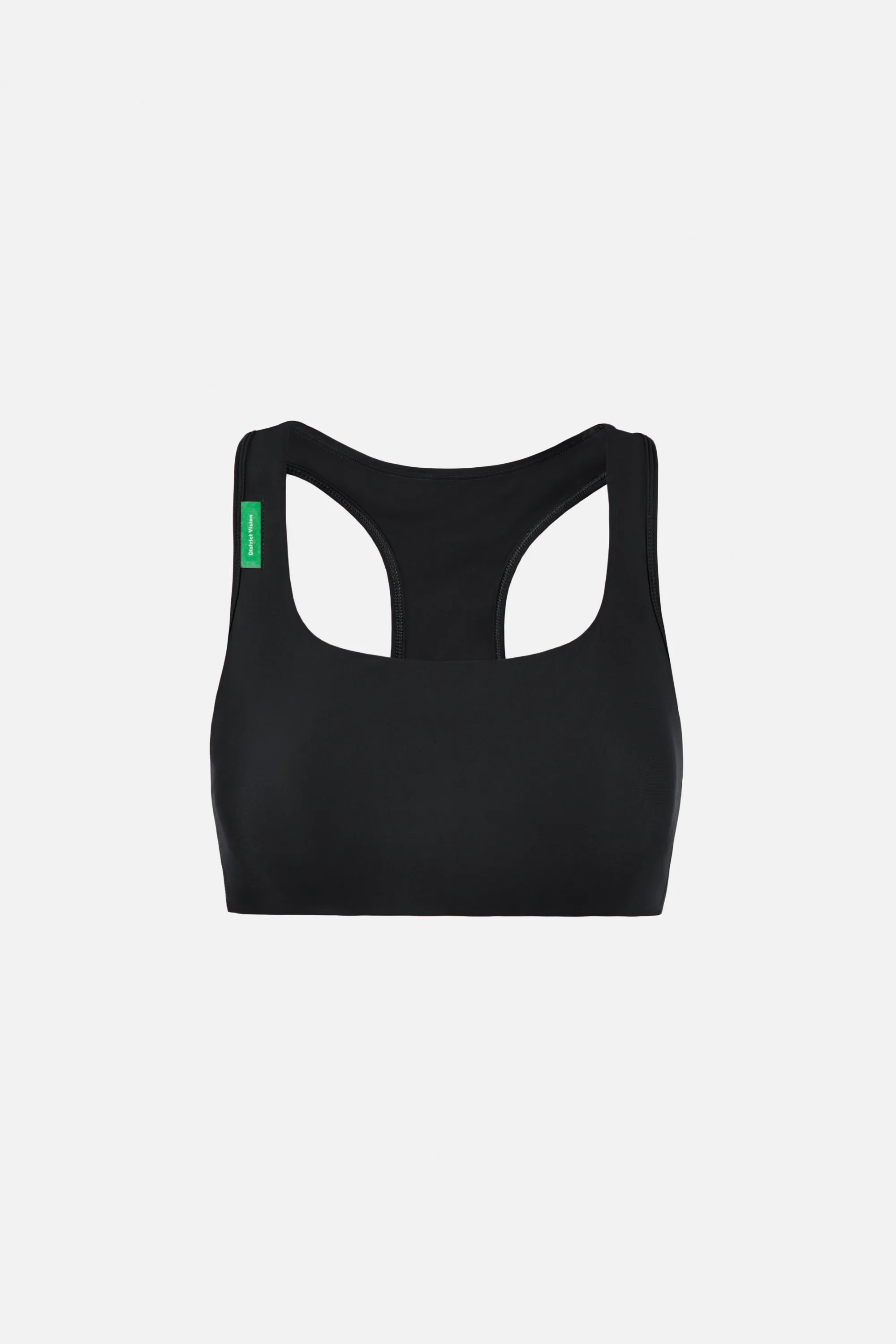 Medium Support Racer-Back Bra, Black sold by District Vision
