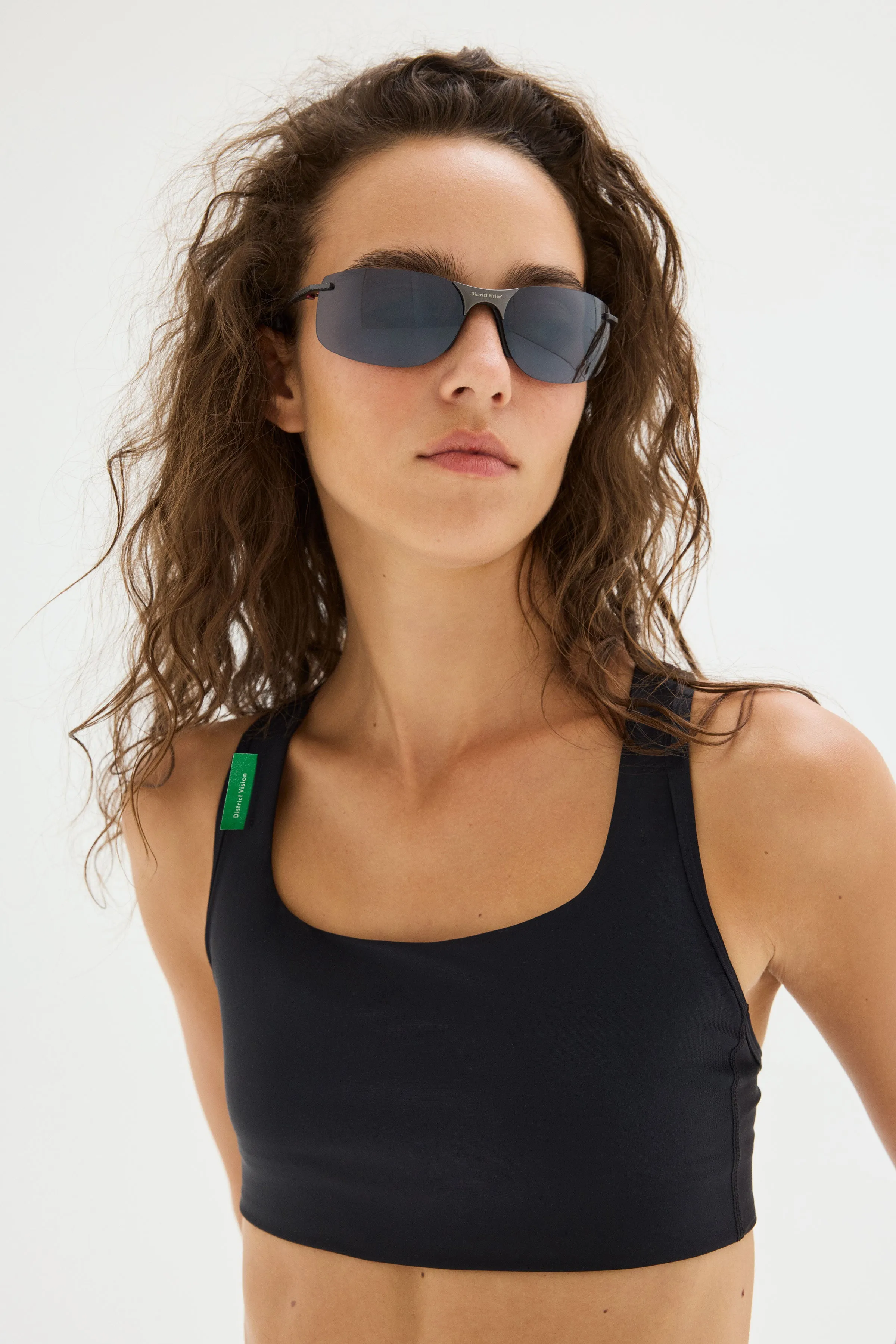 Medium Support Racer-Back Bra, Black sold by District Vision product image thumbnail 3