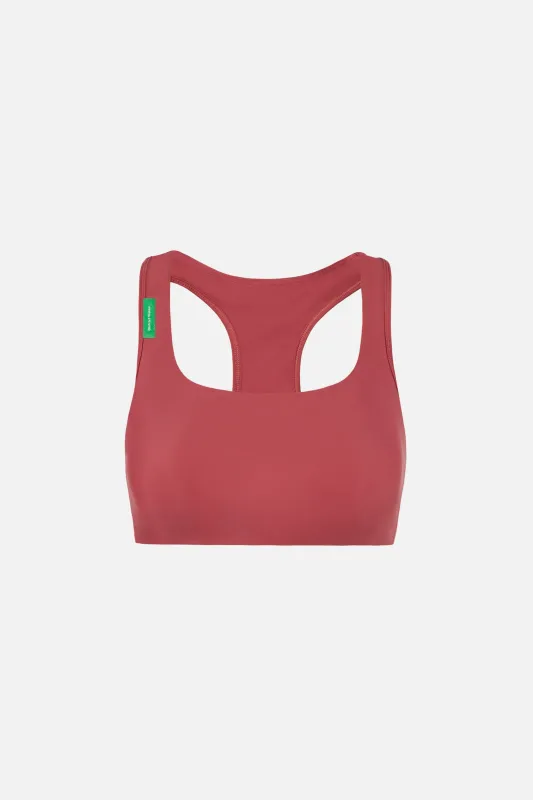 Medium Support Racer-Back Bra, Team Red sold by District Vision