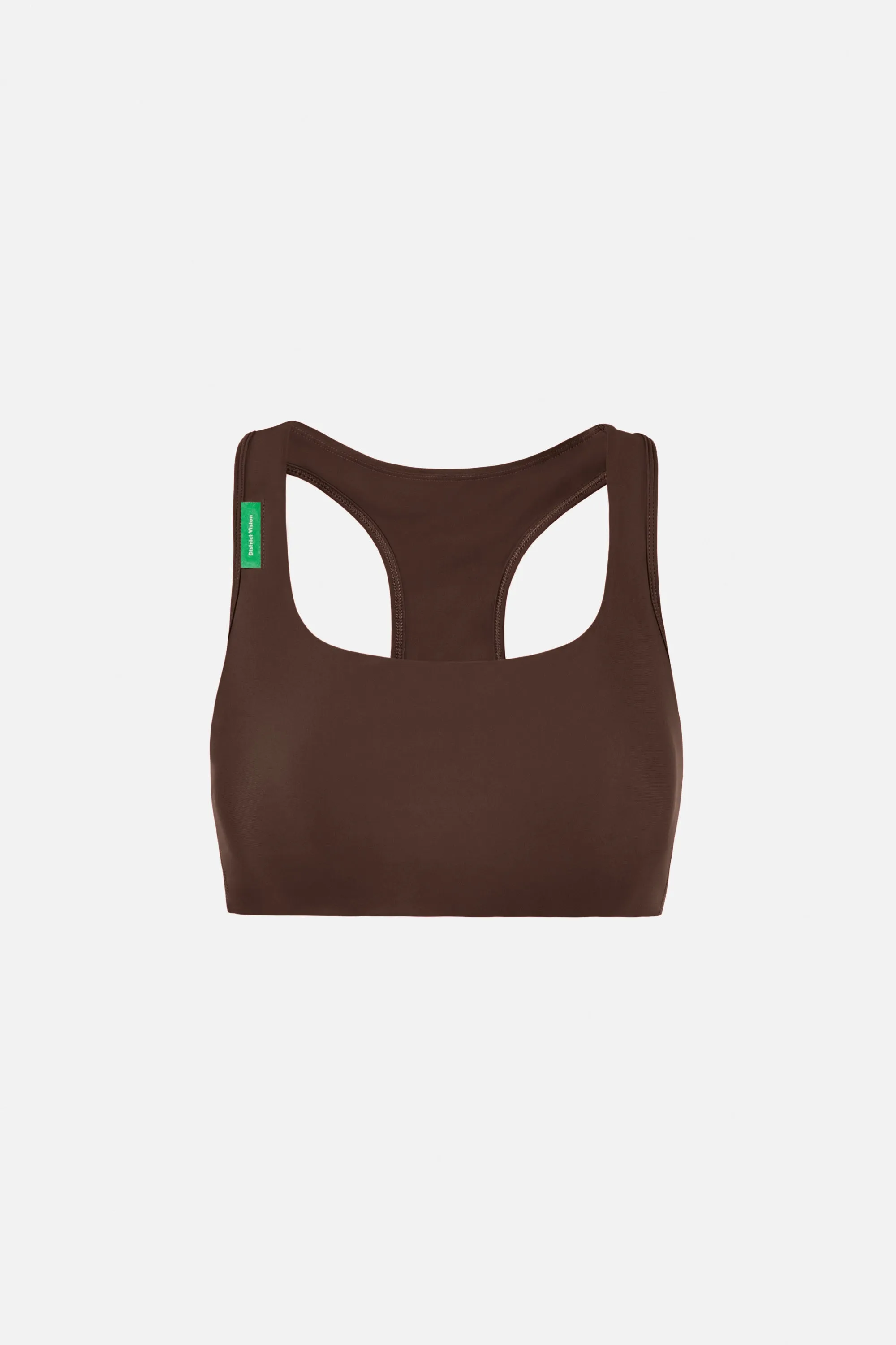 Medium Support Racer-Back Bra, Umber sold by District Vision