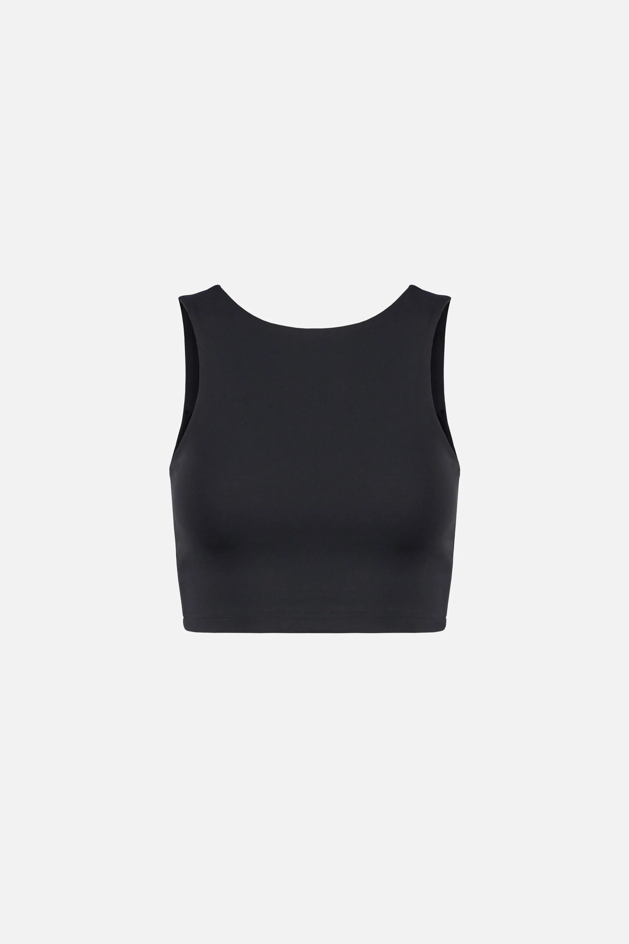 High Neck Interlock Bra, Black sold by District Vision