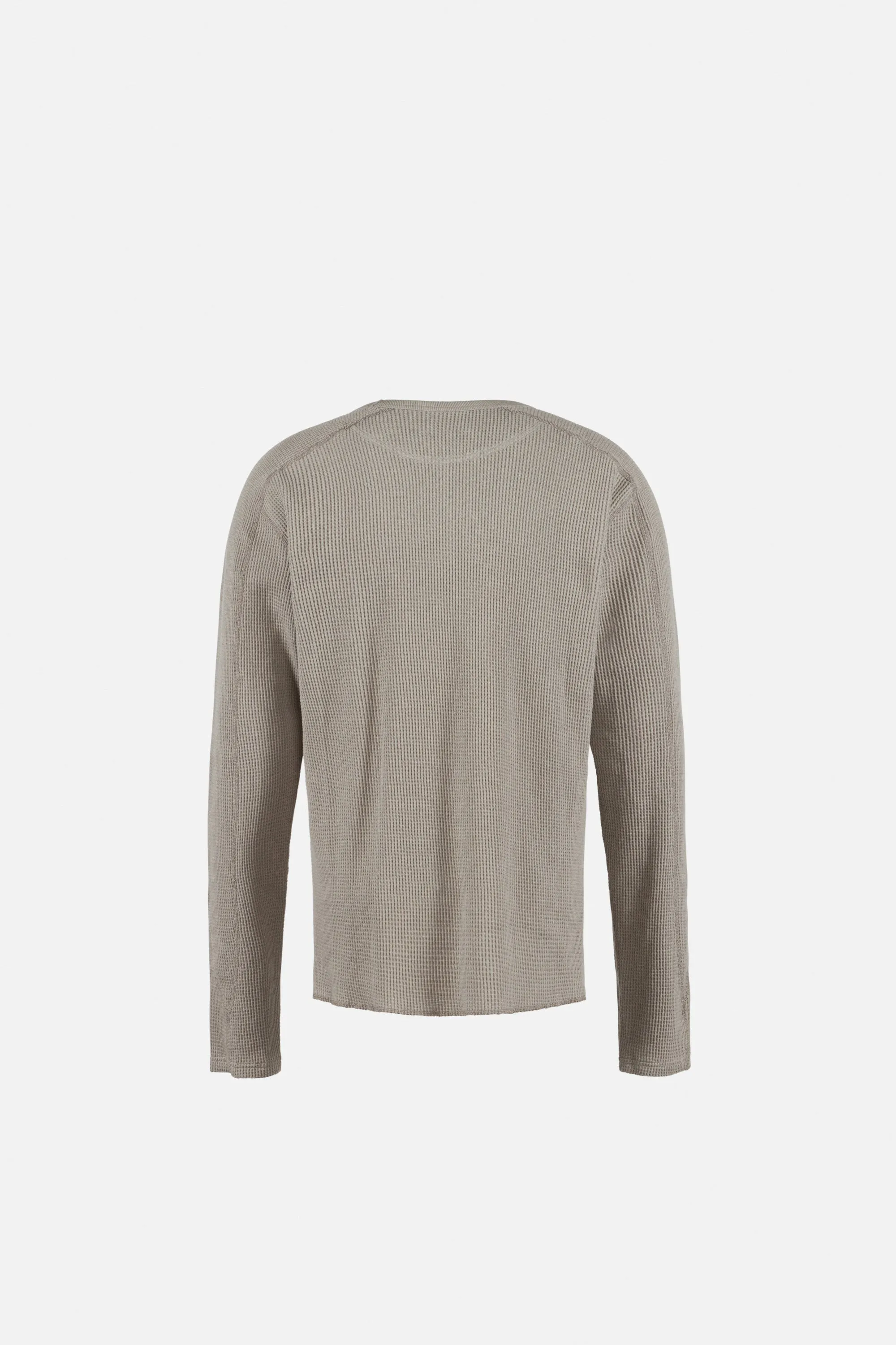 Long Sleeve Waffle Tee, Stone Grey sold by District Vision product image thumbnail 2