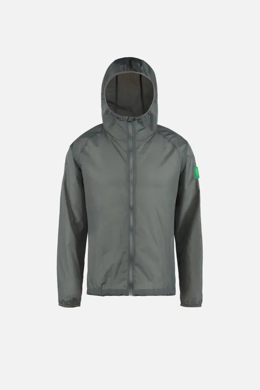 Ultralight Nylon Wind Jacket, Graphite made by District Vision