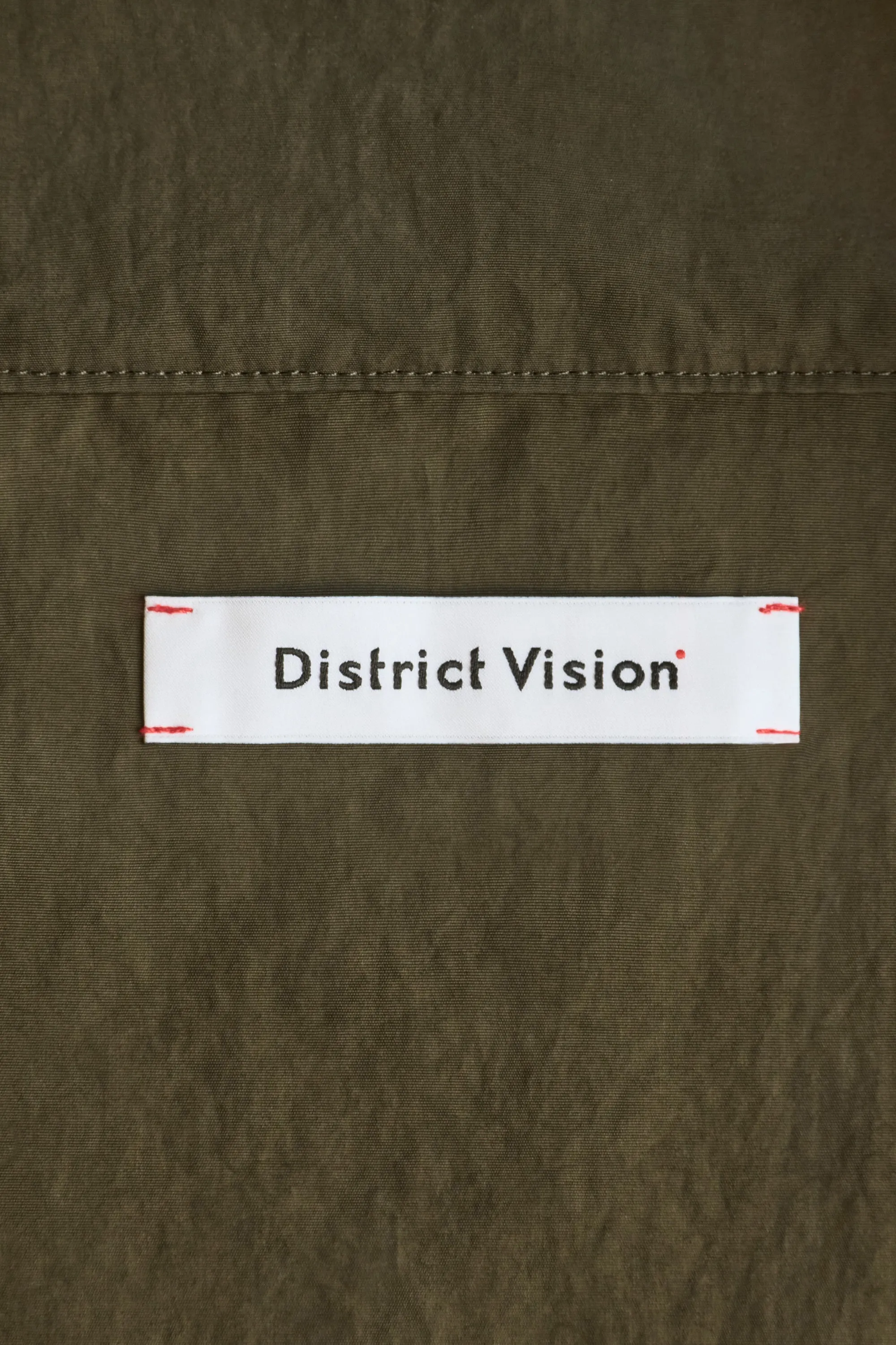 Half-Zip Nylon Windbreaker, Moss sold by District Vision product image thumbnail 5