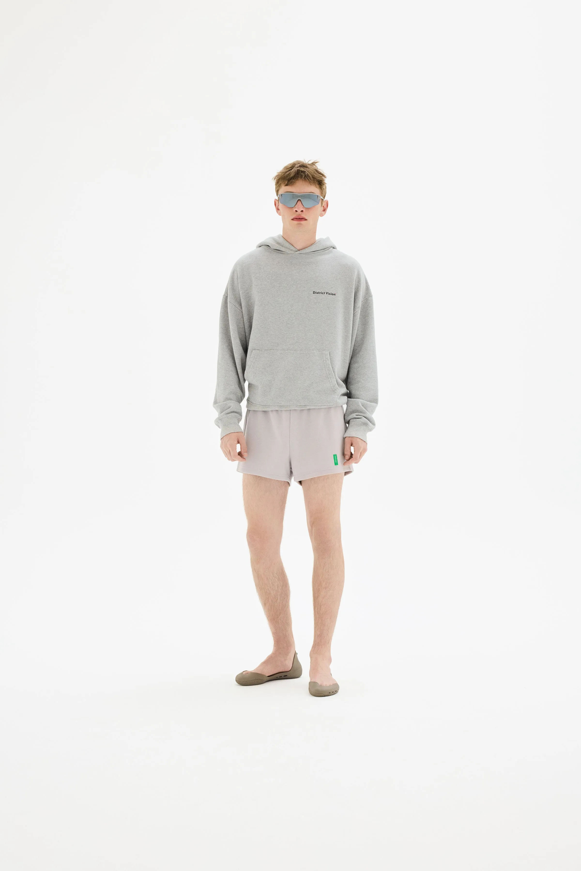 California Cotton Hoodie, Runners Heather Grey sold by District Vision product image thumbnail 3