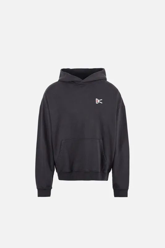 California Cotton Hoodie, Super Shoe Vintage Black made by District Vision