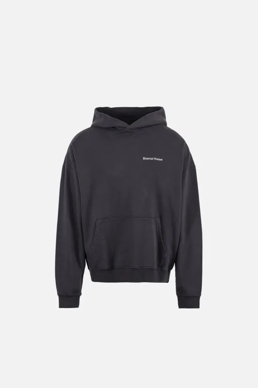 California Cotton Hoodie, Arrow Eye Vintage Black made by District Vision