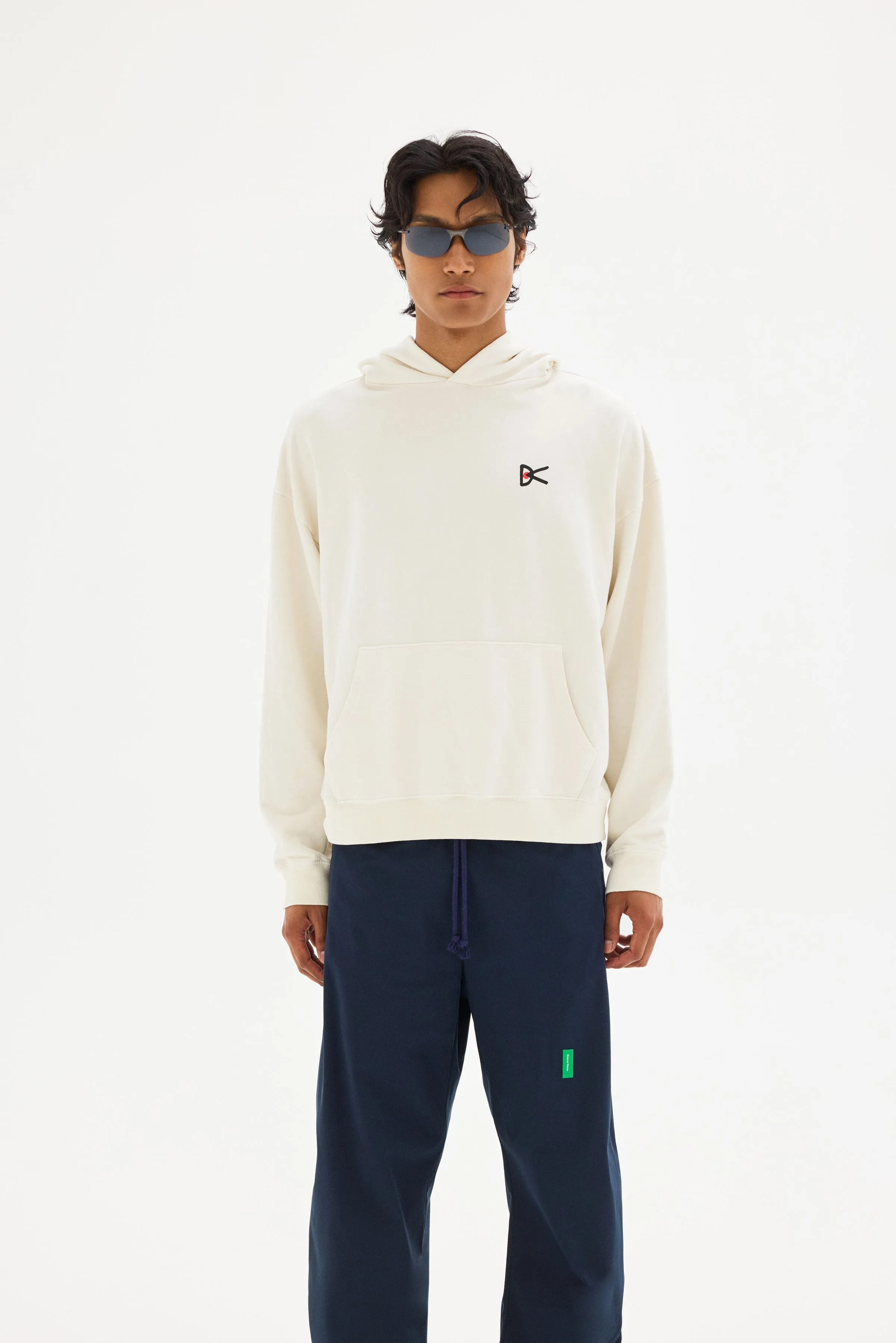 California Cotton Hoodie, Enlightened Vintage White sold by District Vision product image thumbnail 3