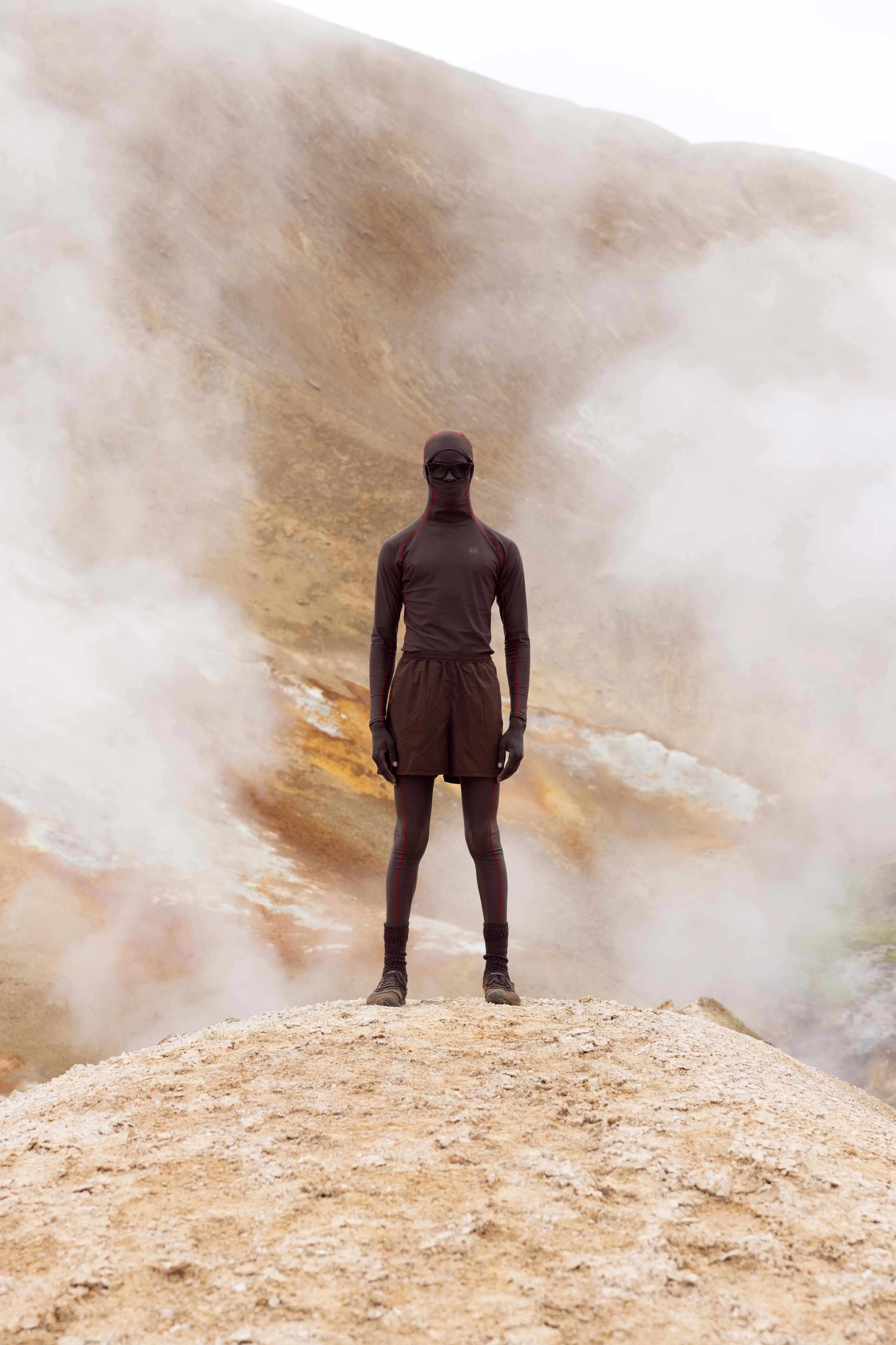 DV + 66N Running Balaclava Top, Chestnut sold by District Vision product image thumbnail 3