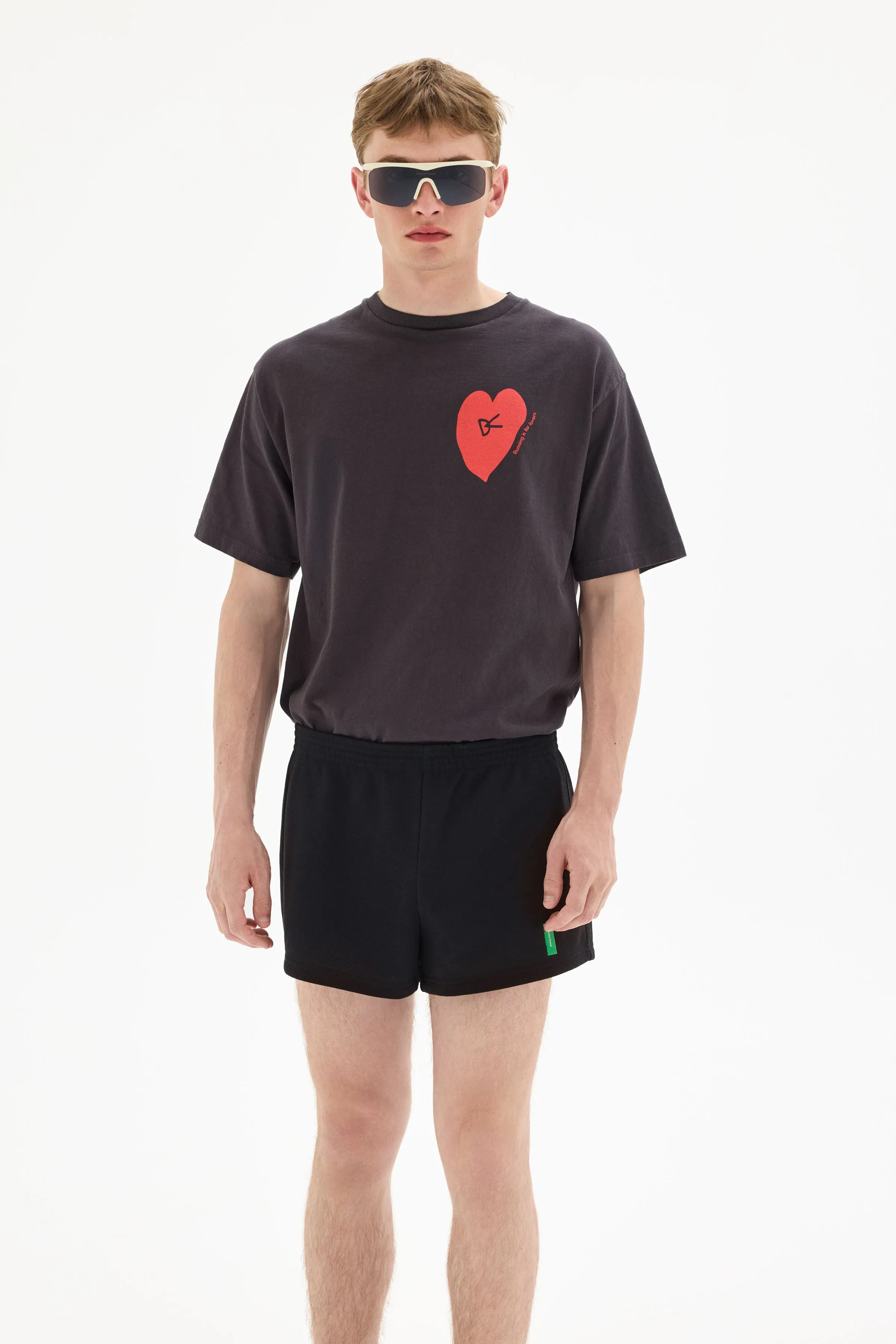 California Cotton Tee, Run in Love Vintage Black sold by District Vision product image thumbnail 3