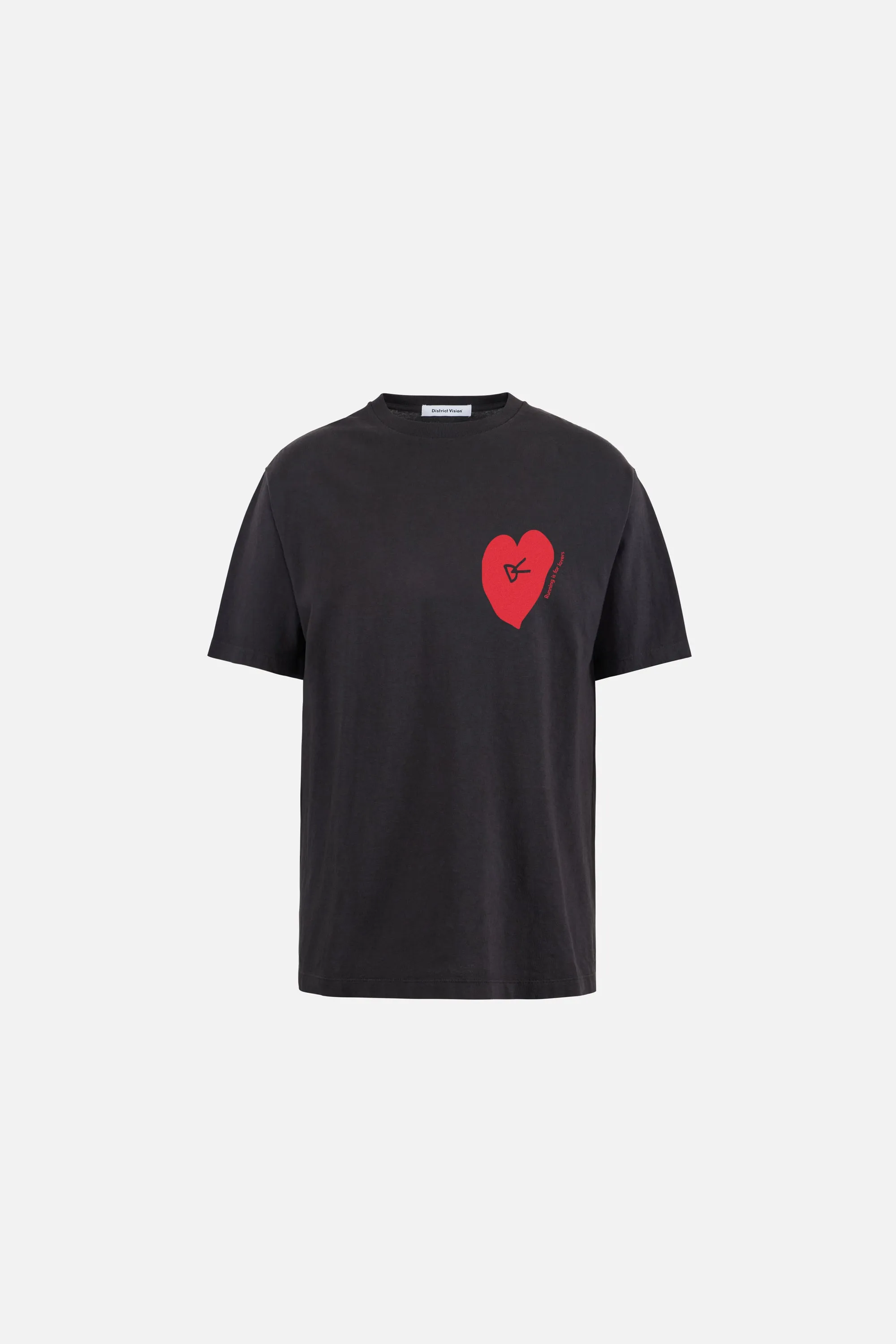 California Cotton Tee, Run in Love Vintage Black sold by District Vision