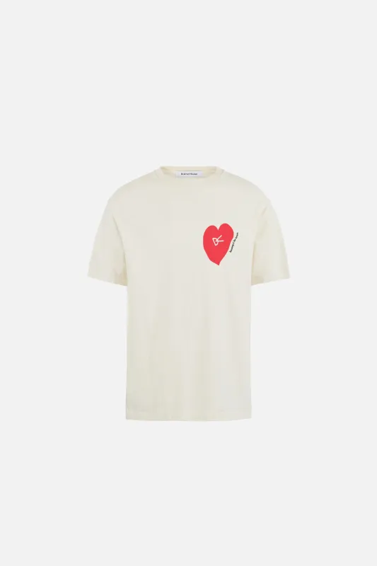 California Cotton Tee, Run in Love Vintage White made by District Vision