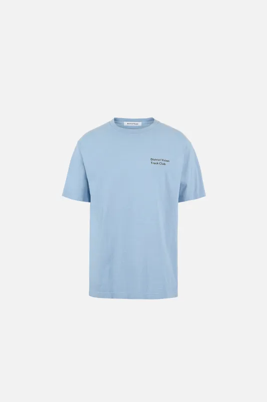 California Cotton Tee, Track Club Light Blue made by District Vision
