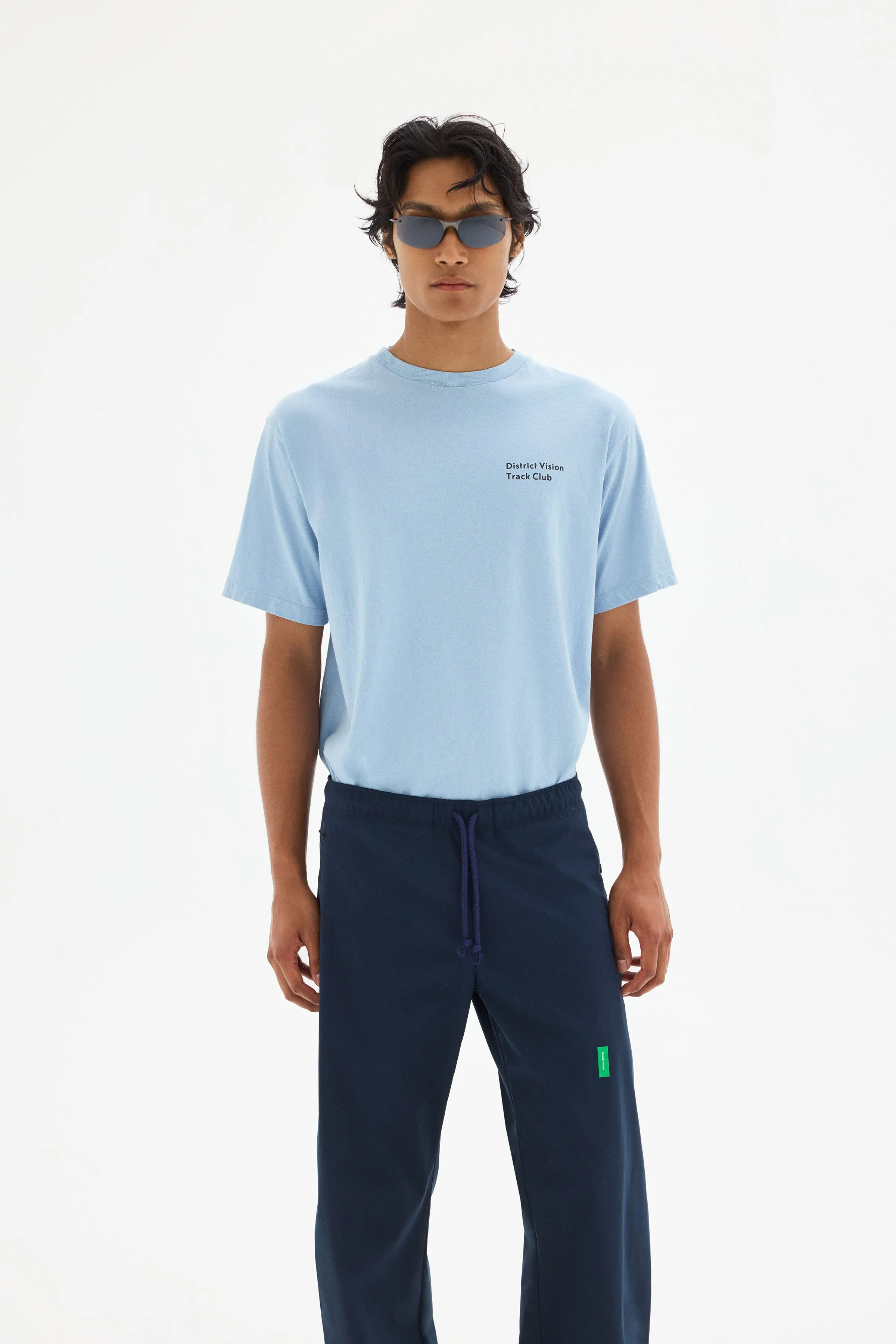 California Cotton Tee, Track Club Light Blue sold by District Vision product image thumbnail 3