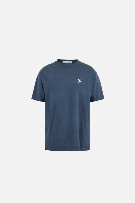 California Cotton Tee, Junya Dad Warm Blue made by District Vision