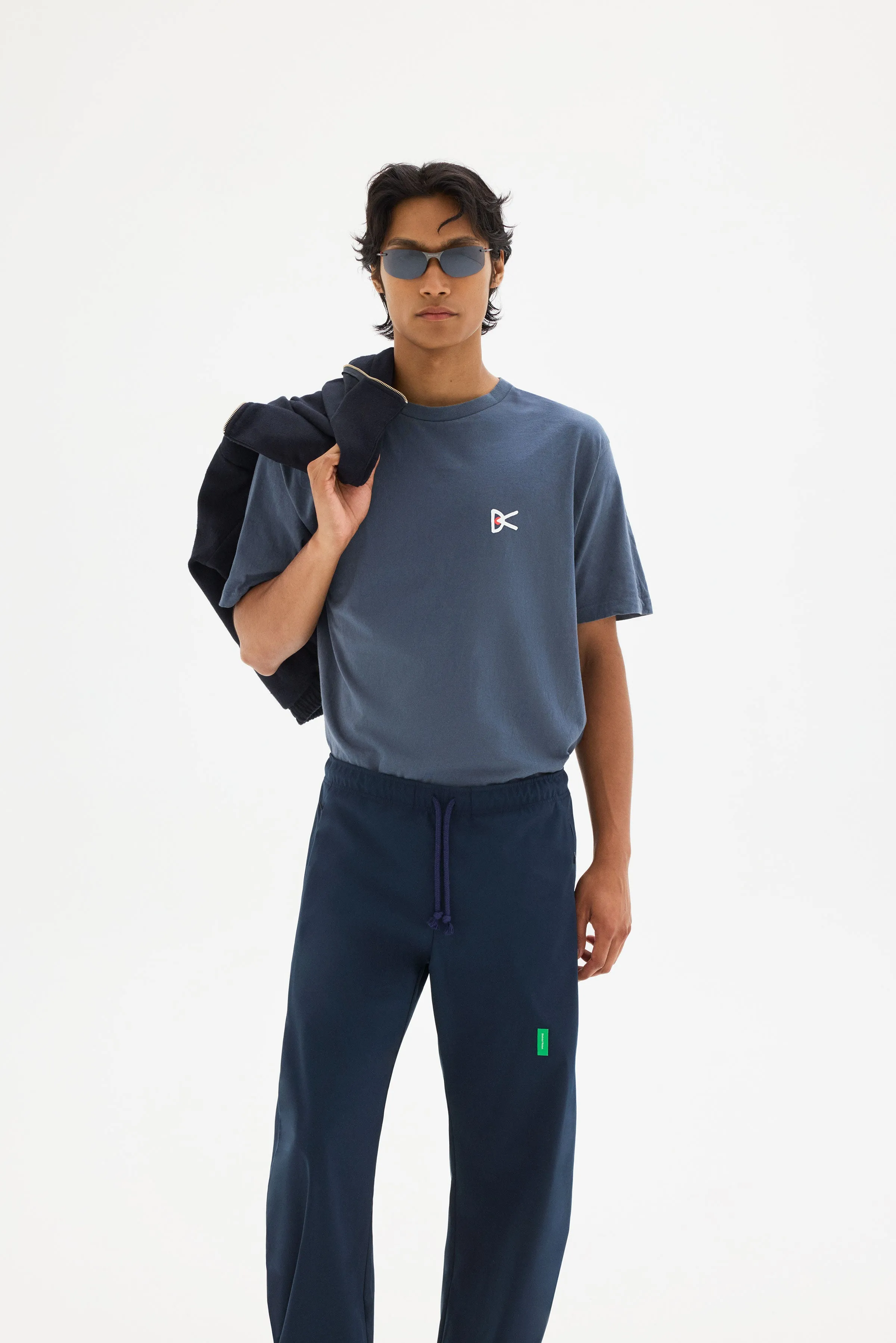 California Cotton Tee, Junya Dad Warm Blue sold by District Vision product image thumbnail 3