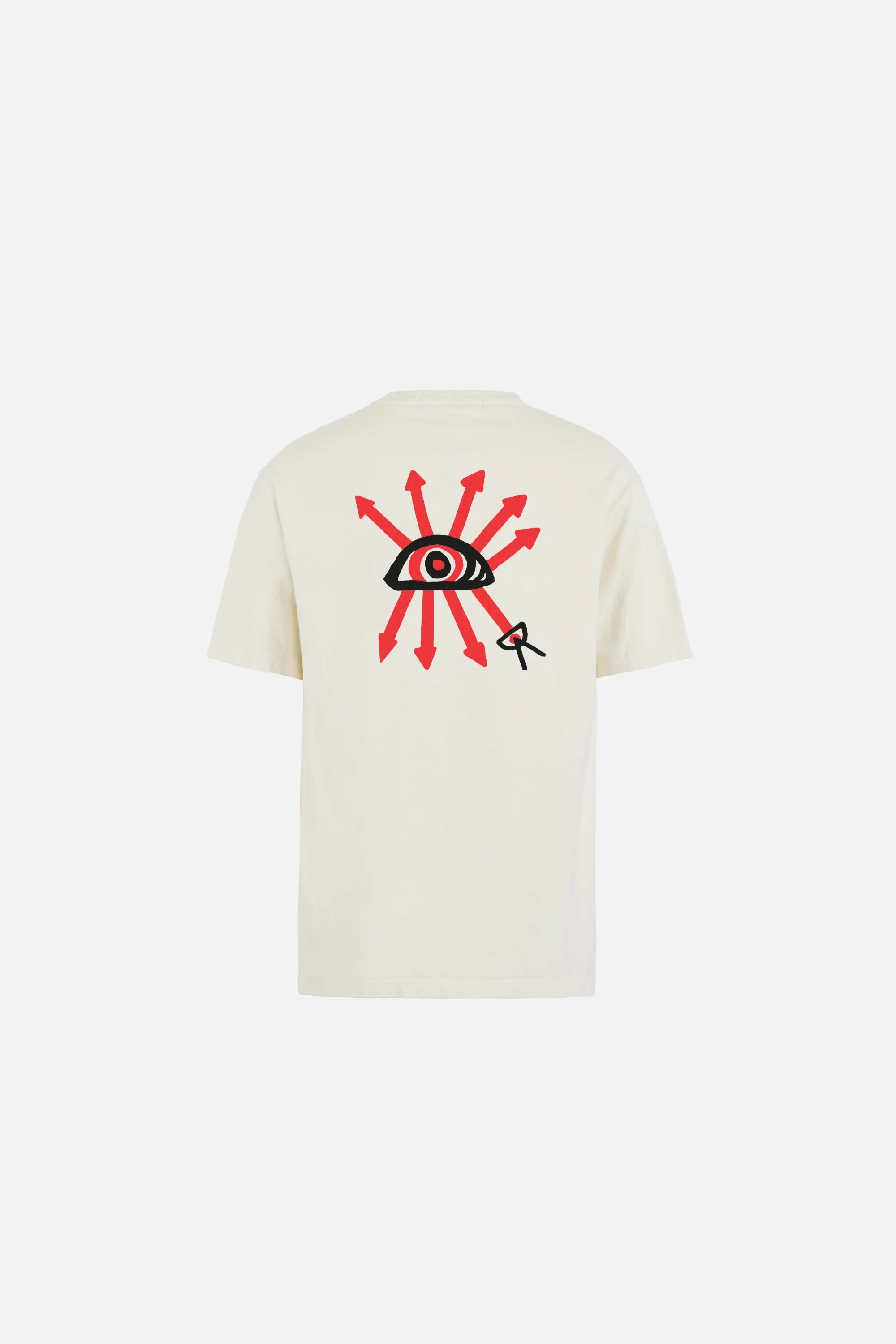 California Cotton Tee, Arrow Eye Vintage White sold by District Vision product image thumbnail 2