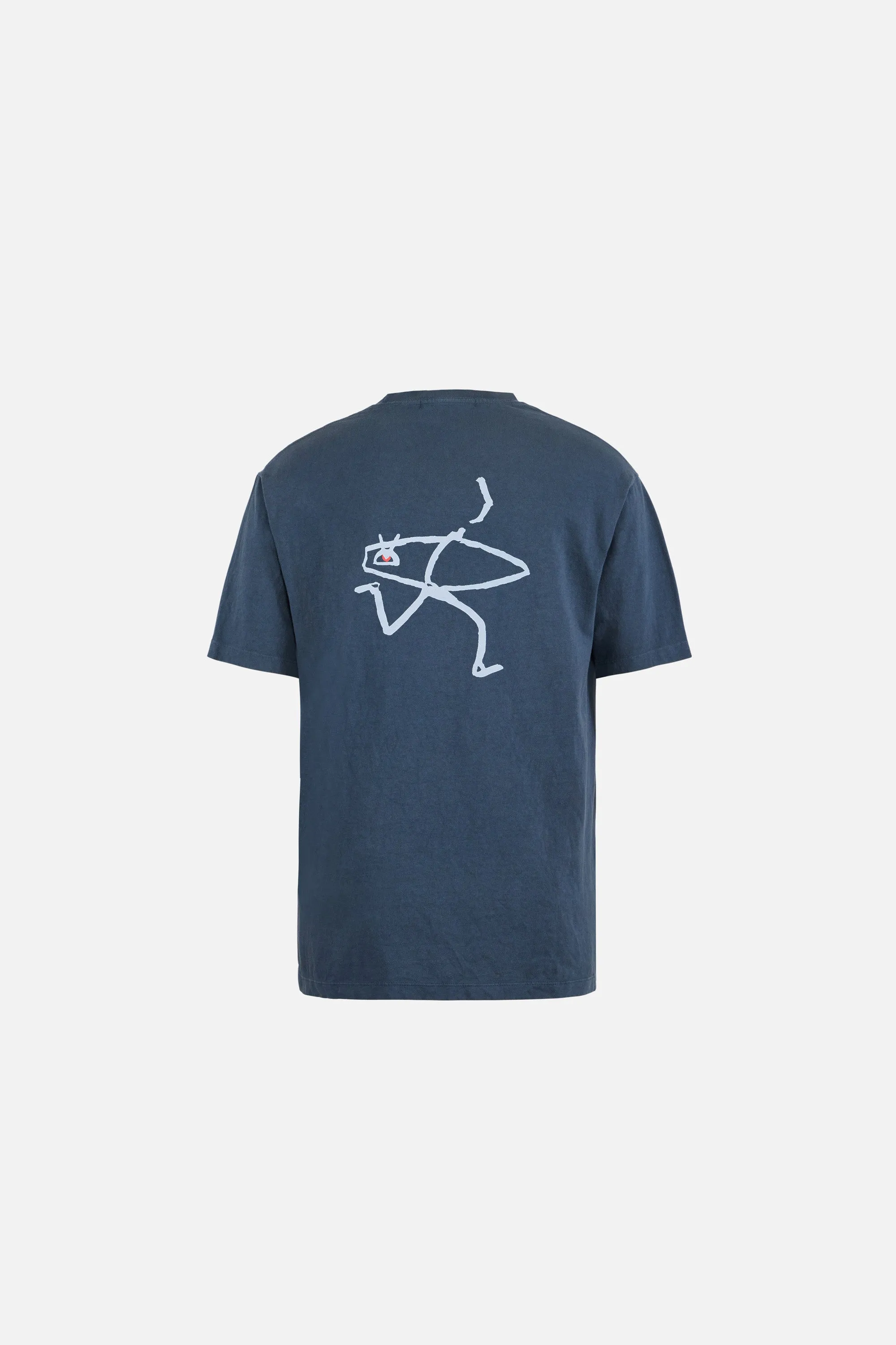 California Cotton Tee, Wave Runner Warm Blue sold by District Vision product image thumbnail 2