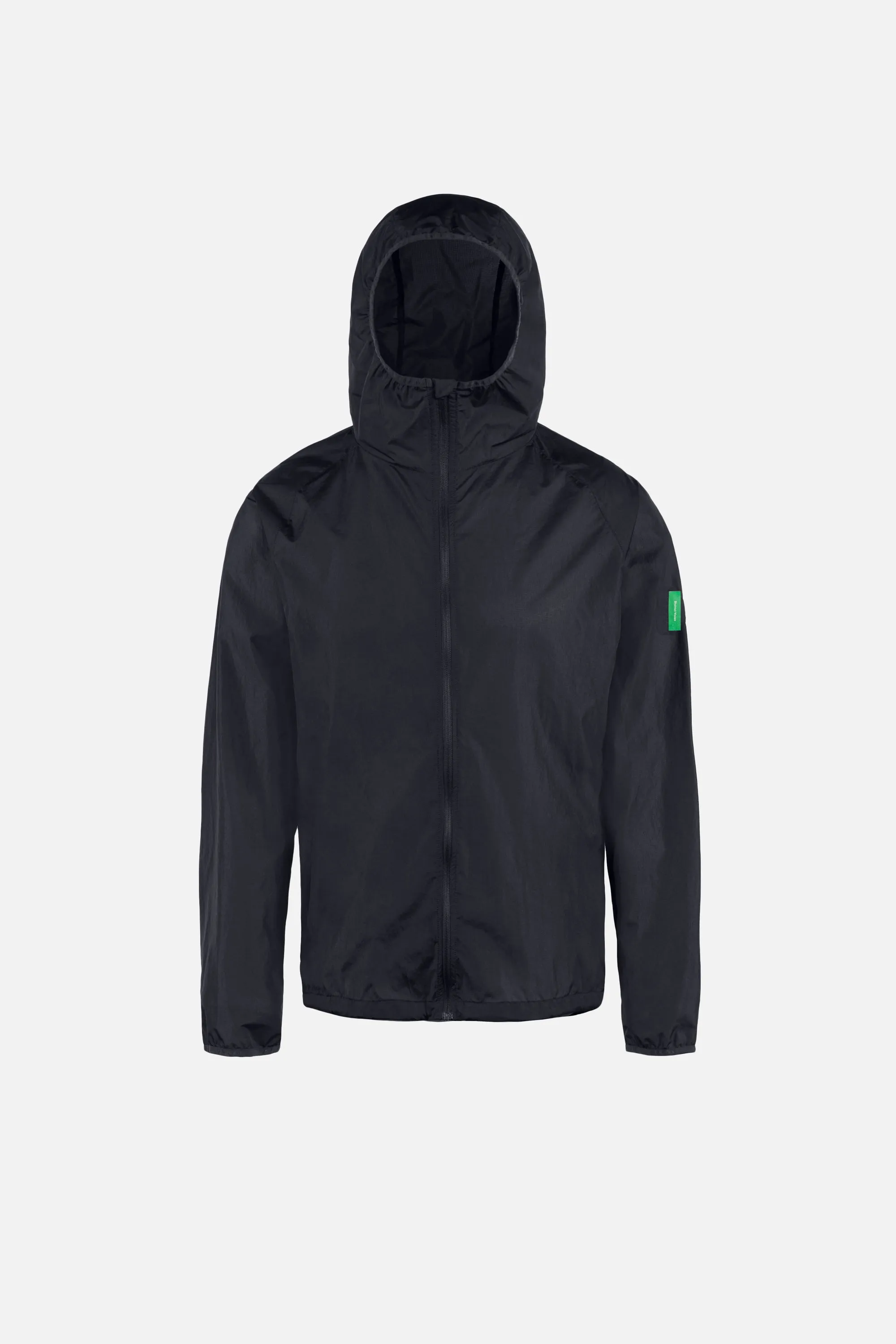 Ultralight Nylon Wind Jacket, Obsidian sold by District Vision