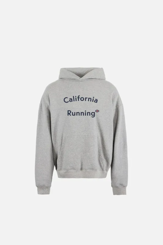 California Cotton Hoodie, Staff Hoodie Heather Gray made by District Vision