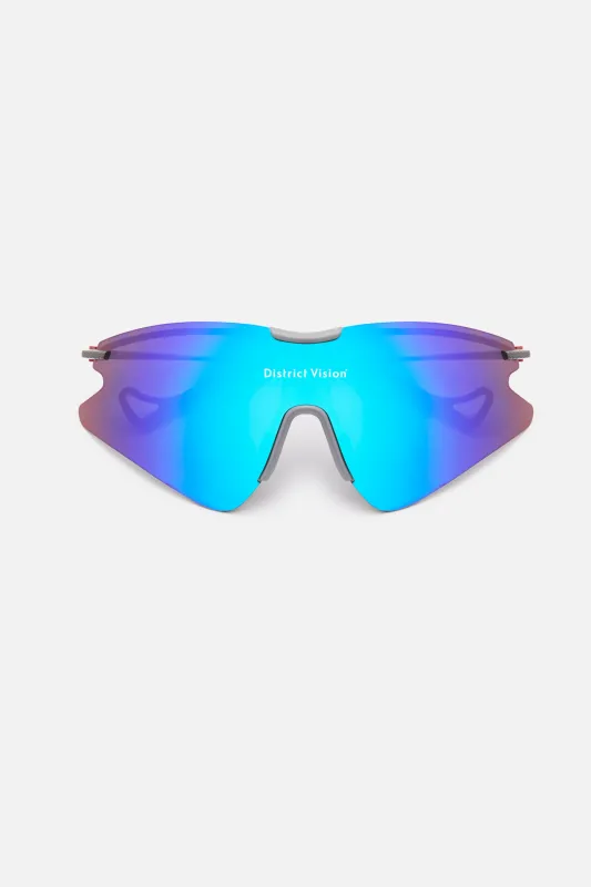 Kohei Aero Blade Ti Graphite, D+ Glacial Mirror made by District Vision