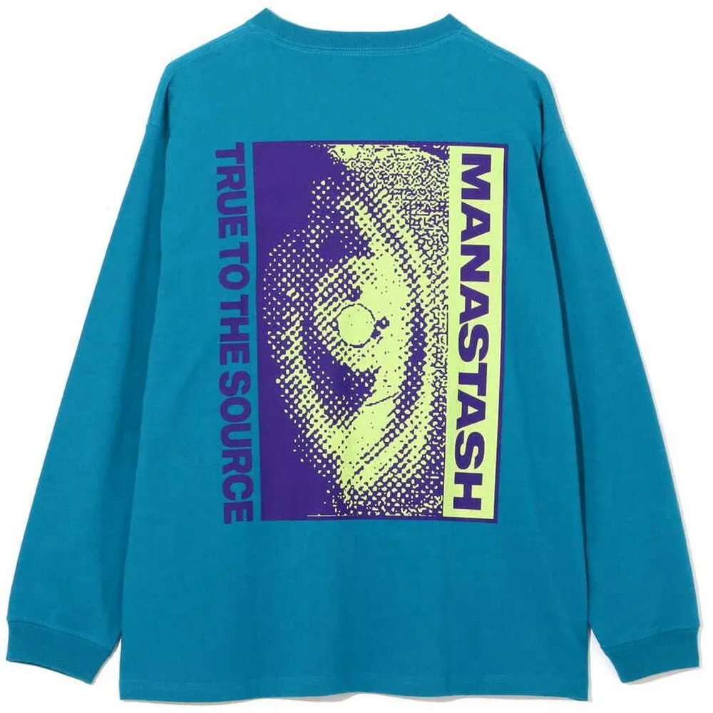 Citee Long Sleeve Tee Eye 'Turquoise' sold by Manastash product image thumbnail 2