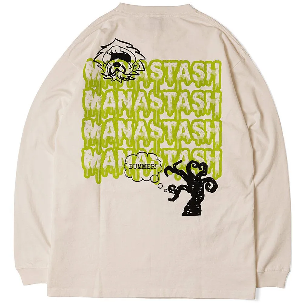 Pumice Long Sleeve Tee Mushroom 'White' sold by Manastash product image thumbnail 2