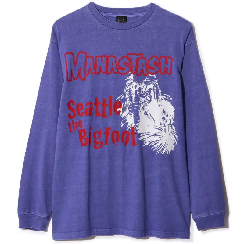 Pumice Long Sleeve Tee Big Foot 'Violet' sold by Manastash