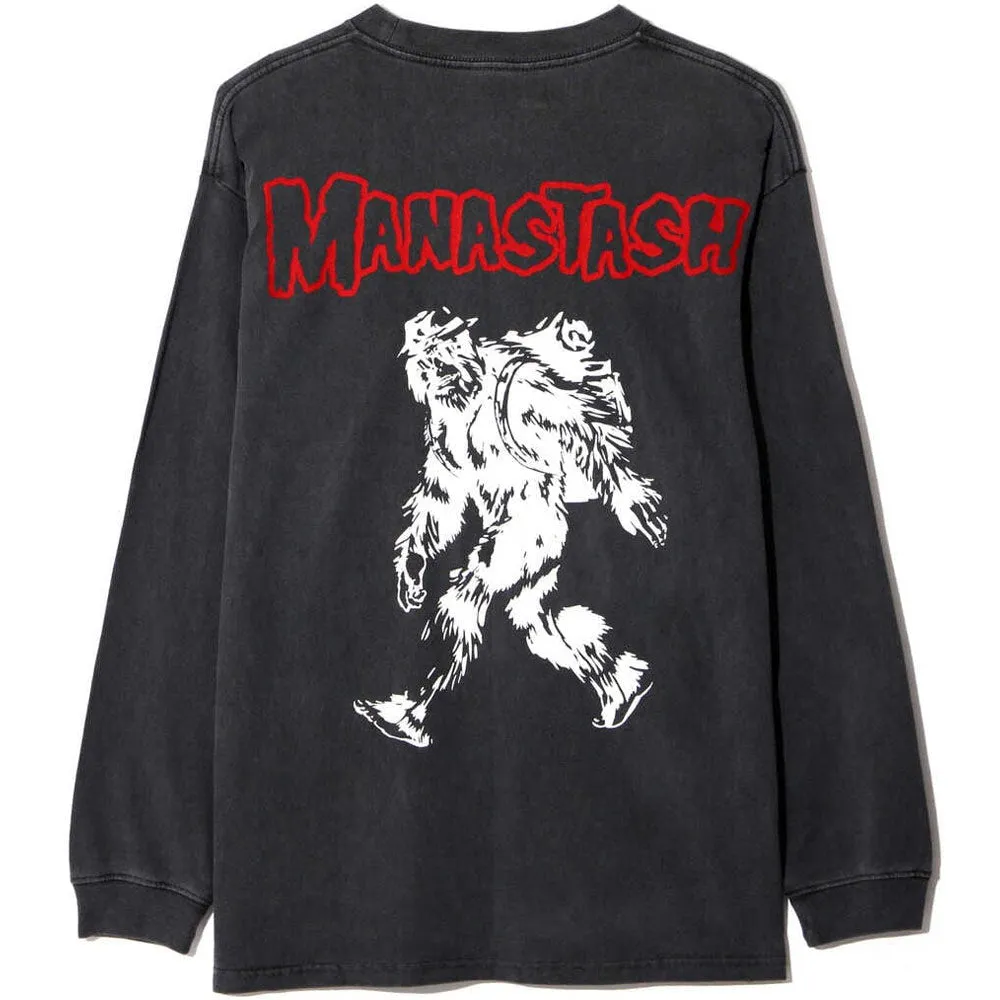 Pumice Long Sleeve Tee Big Foot 'Black' sold by Manastash product image thumbnail 2