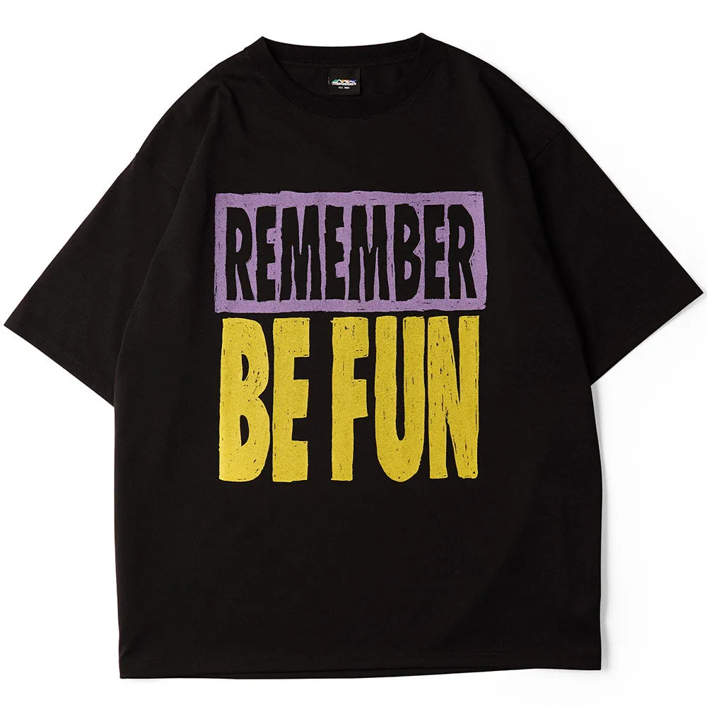 RE:POLY T-Shirt RBF 'Black' sold by Manastash