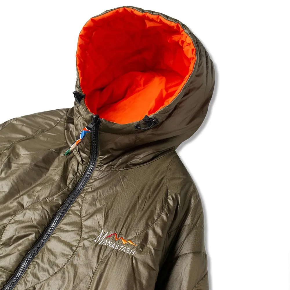 Y2K Reversible Hoodie '22 'Olive' sold by Manastash product image thumbnail 4