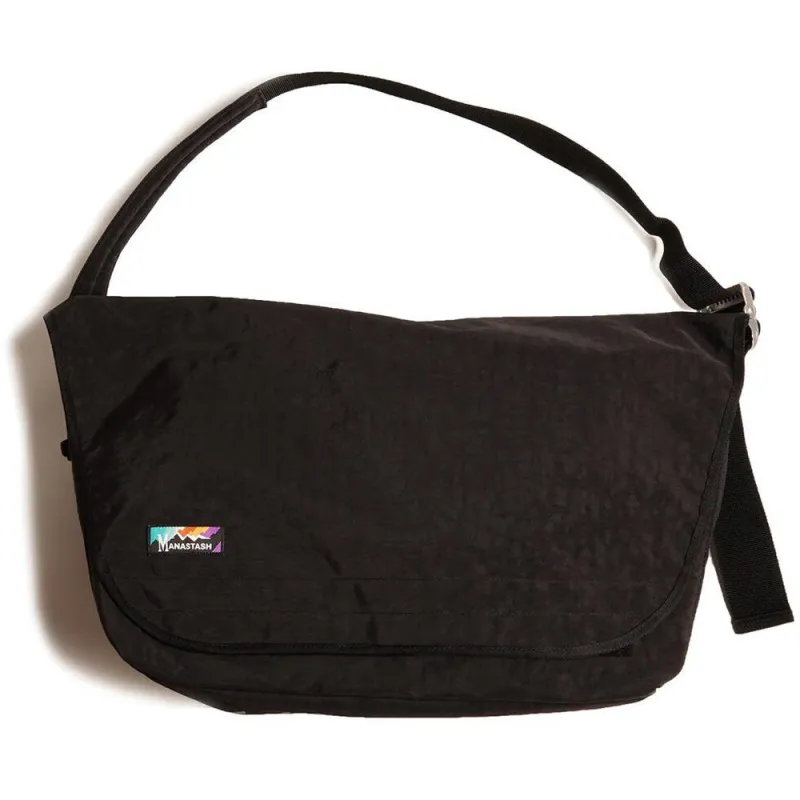 Messenger Bag 'Black' made by Manastash
