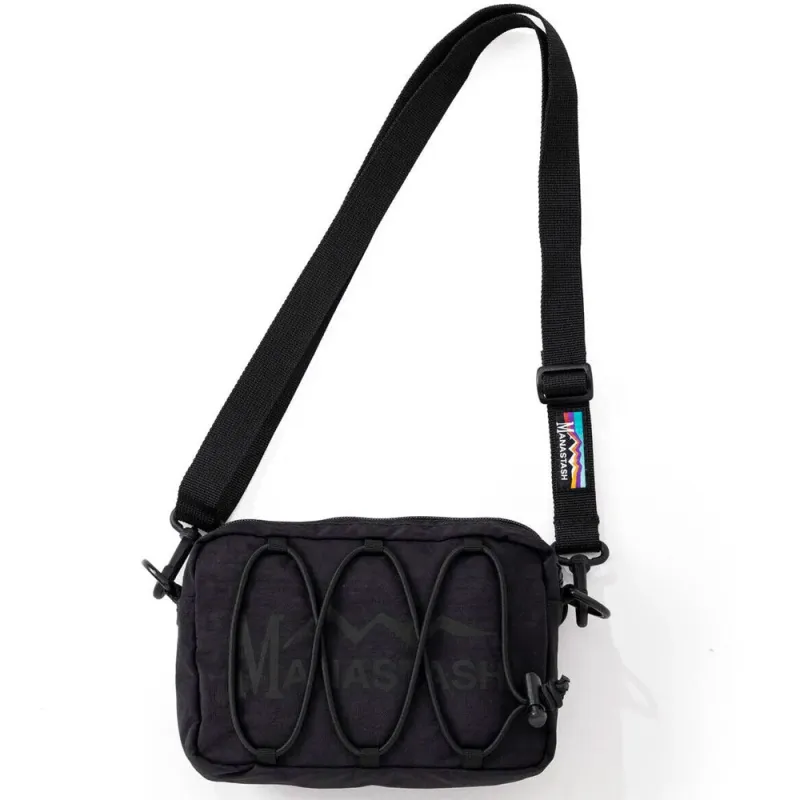 Attachable Shoulder Bag 'Black' made by Manastash
