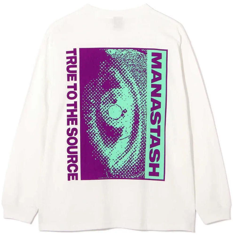 Citee Long Sleeve Tee Eye 'White' sold by Manastash product image thumbnail 2