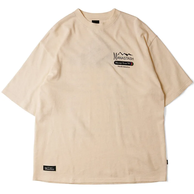 Hemp T-Shirt Tour 'Natural' made by Manastash
