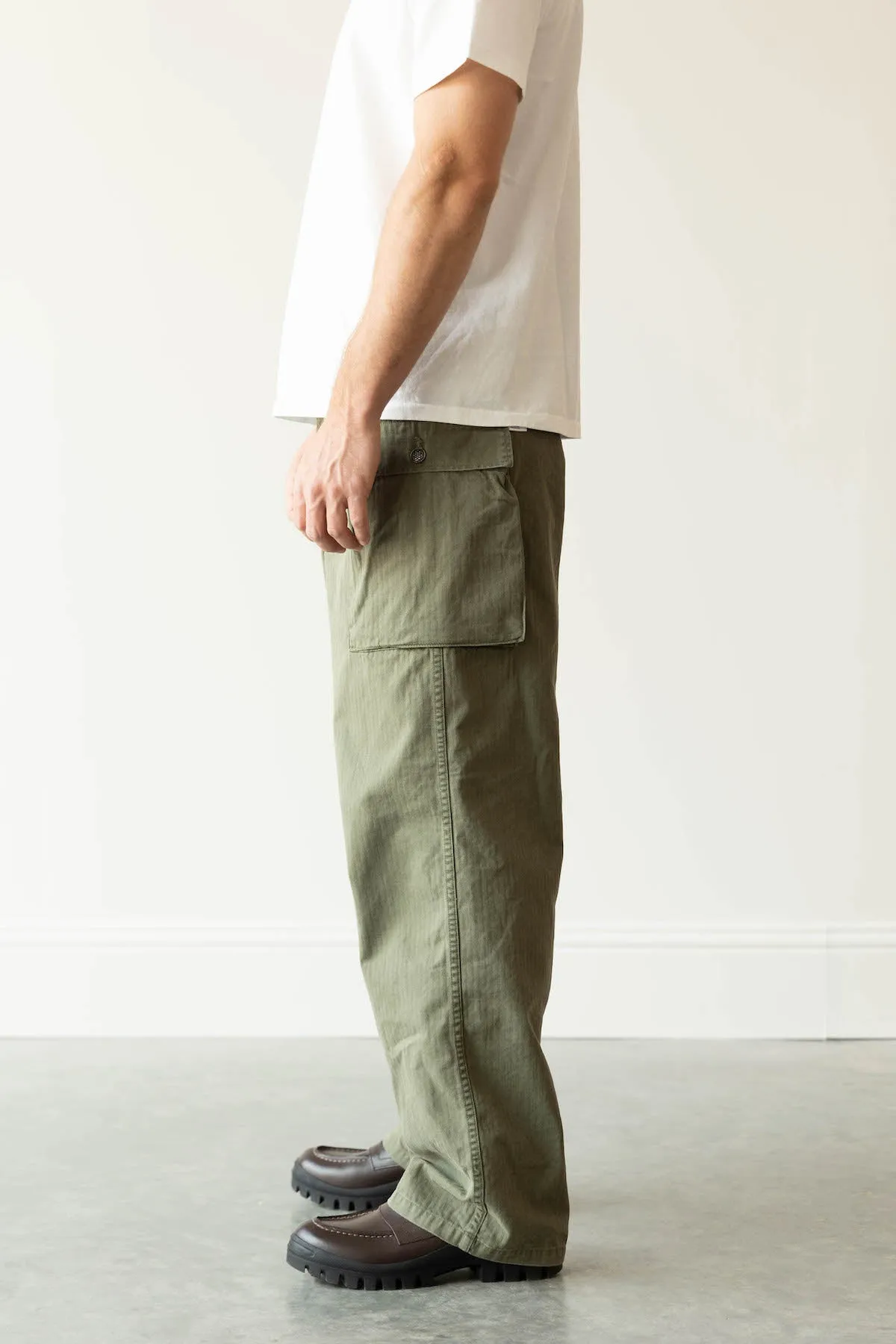 US Army 2 Pocket Cargo Pants - Green sold by Canoe Club product image thumbnail 5