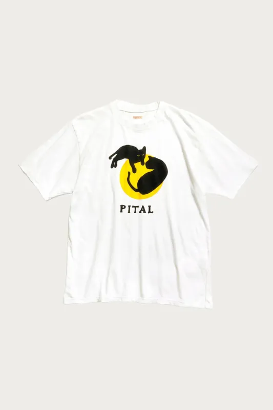 20/- Jersey Crew T (CATPITAL) - White made by Kapital