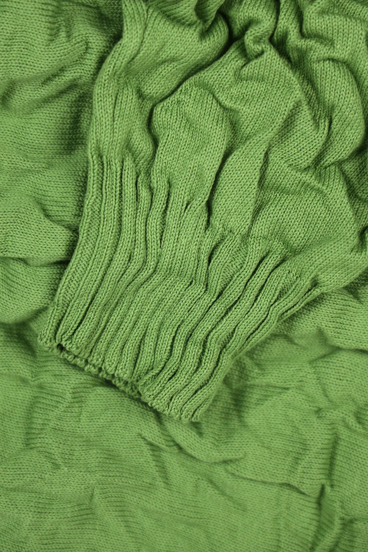 Wrinkled Dry Cotton Knit P/O - Sage Green sold by Canoe Club product image thumbnail 2