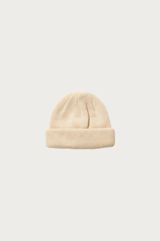 Super Soft 2-Way Beanie - Raw Beige made by ROTOTO
