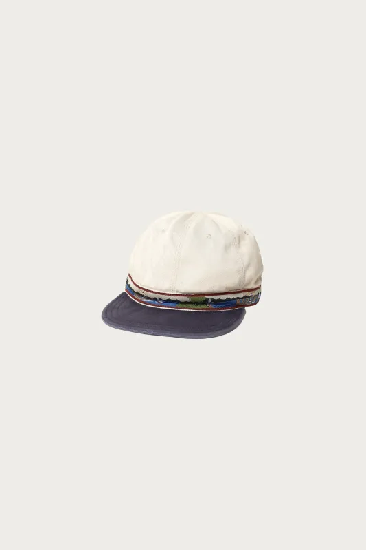 Chino BRIMFIELD Cap (GUIDING LIGHT) - Navy sold by Canoe Club