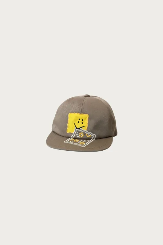 Chino Baseball Cap (PECKISH RAINBOWY) - Beige sold by Canoe Club