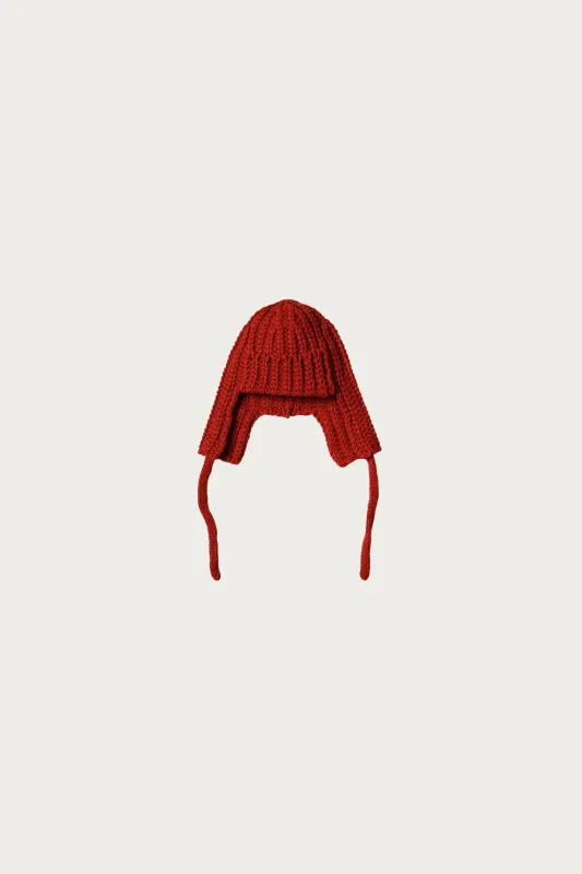 3G Wool GALE Cap - Brick made by Kapital