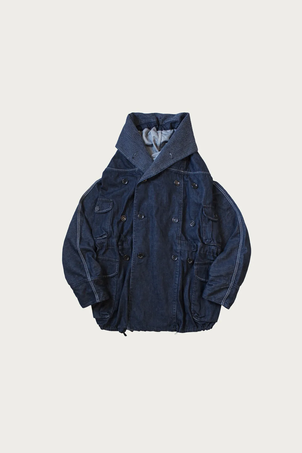 10oz Denim RING Coat - Indigo sold by Canoe Club