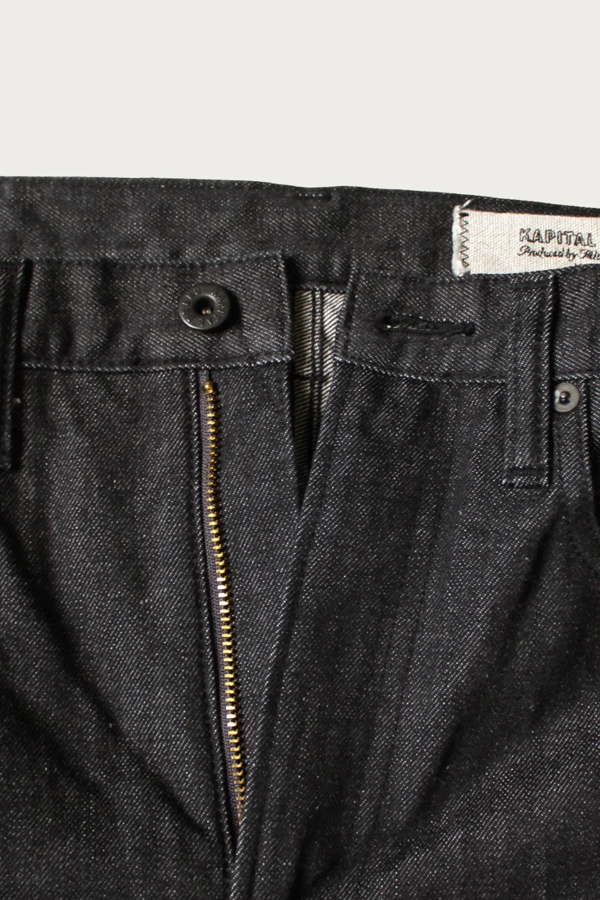 14oz BLK Denim 5P MONKEY TH (ZIP Ver.) - Black sold by Canoe Club product image thumbnail 3